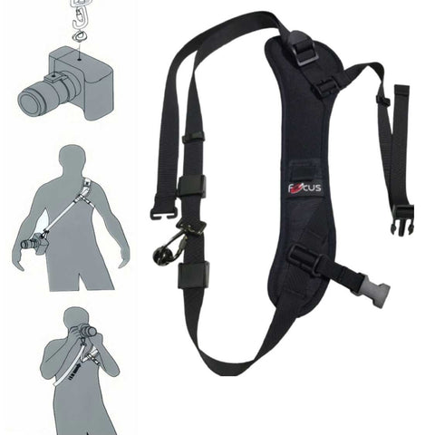 DSLR SLR Camera Equipment Bag Case Accessories Adjustable Shoulder Neck Strap