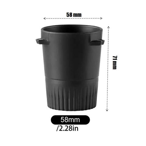 Espresso Coffee Maker Machine Grinder 58mm Portafilter Dosing Cup-Black
