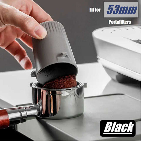 Espresso Coffee Maker Machine Grinder 51-53mm Portafilter Dosing Cup-Black