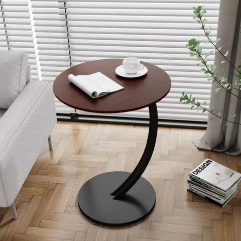 Elegant Round Side Table Modern Couch Sofa Bed Side Table Coffee Table