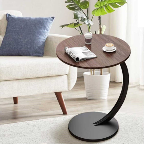 Elegant Round Side Table Modern Couch Sofa Bed Side Table Coffee Table