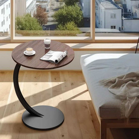 Elegant Round Side Table Modern Couch Sofa Bed Side Table Coffee Table
