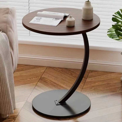 Elegant Round Side Table Modern Couch Sofa Bed Side Table Coffee Table