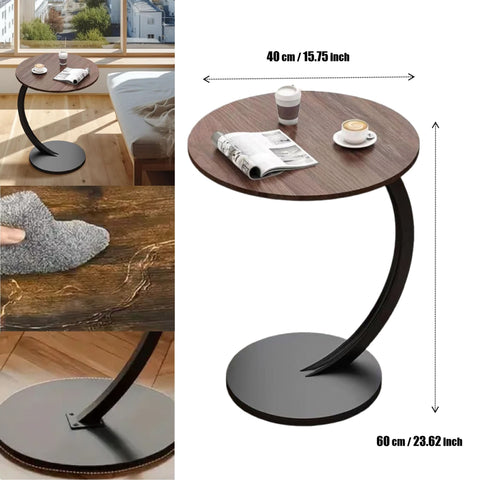 Elegant Round Side Table Modern Couch Sofa Bed Side Table Coffee Table