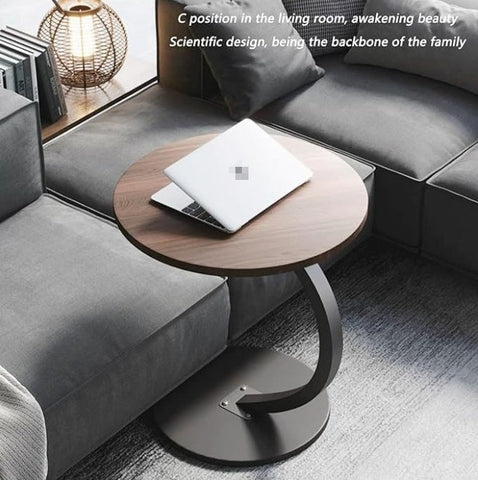 Elegant Round Side Table Modern Couch Sofa Bed Side Table Coffee Table