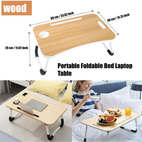 Foldable Bed Couch Table Laptop Stand Laptop Desk