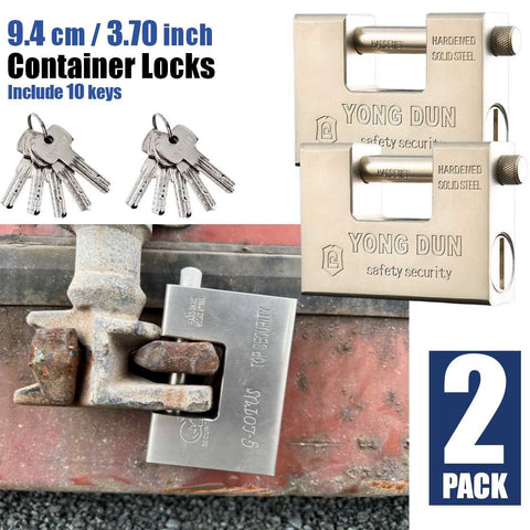 2Pcs 94mm Heavy Duty Container Lock Padlock Warehouse Lock