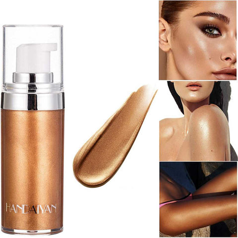 Bronze Makeup liquid Cream foundation Highlighter Shimmer Moisturizing