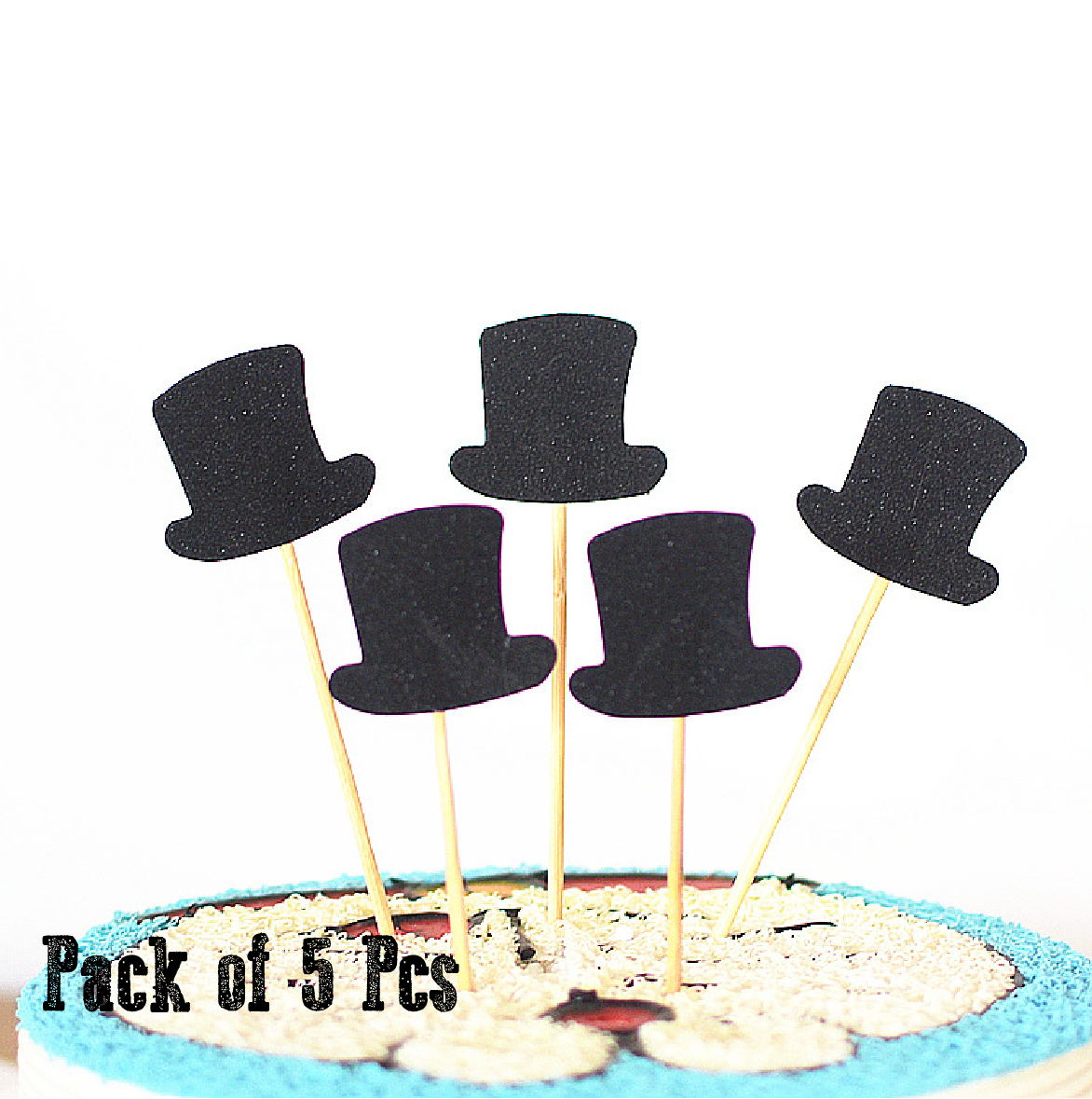 Cake Topper Cake Decorations Cupcake Topper Top Hats For Dad, Men, Boy ...