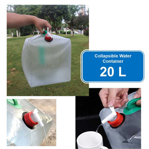 20L Camping Foldable Collapsible Water Container Water Tank Water Bag