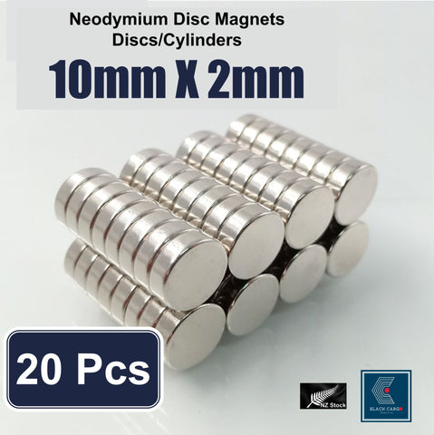 Neodymium Disc Magnet 10mm x 2mm -20pcs