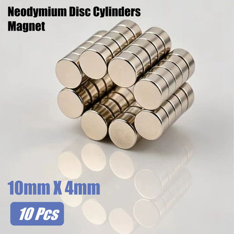Neodymium Disc Magnet 10mm x 4mm -10pcs