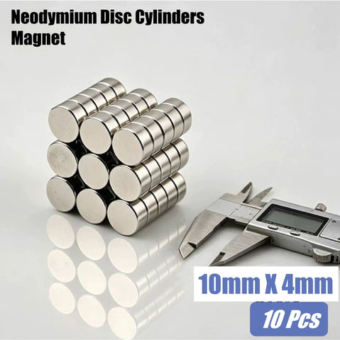 Neodymium Disc Magnet 10mm x 4mm -10pcs
