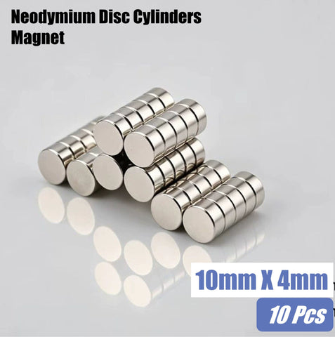Neodymium Disc Magnet 10mm x 4mm -10pcs