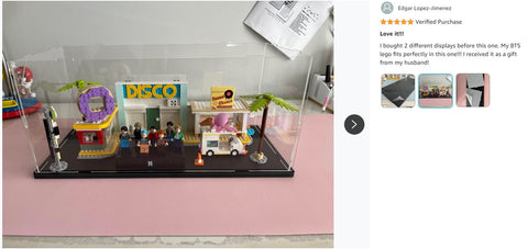 Lego Clear Display Case/Box Showcase Stand Collectibles Lego Action Figures 2320