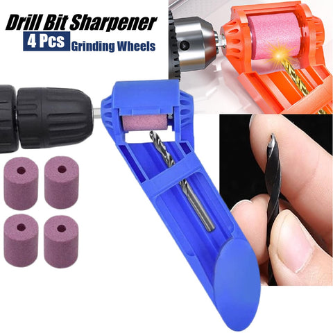 Portable Drill Bit Sharp Diamond Sharpener with 4 Grinding Stones