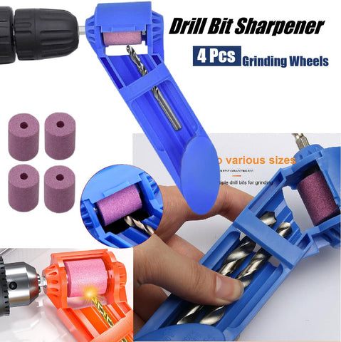 Portable Drill Bit Sharp Diamond Sharpener with 4 Grinding Stones