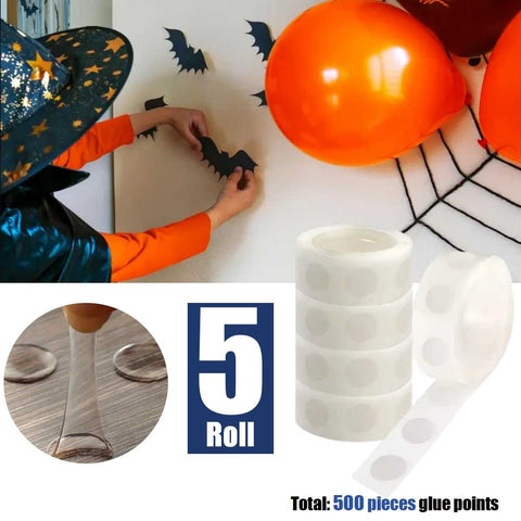 500Pcs Point Dots Balloons Glue Dots Tape Kids Wedding Party Balloons
