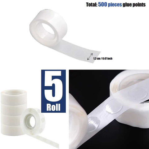 500Pcs Point Dots Balloons Glue Dots Tape Kids Wedding Party Balloons