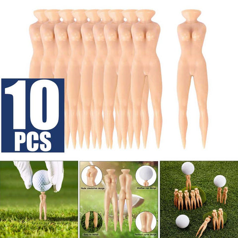 10Pcs Golf Tees Golf Ball Nail Novelty Funny Golf Idea Golf Prize