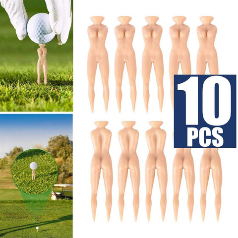 10Pcs Golf Tees Golf Ball Nail Novelty Funny Golf Idea Golf Prize