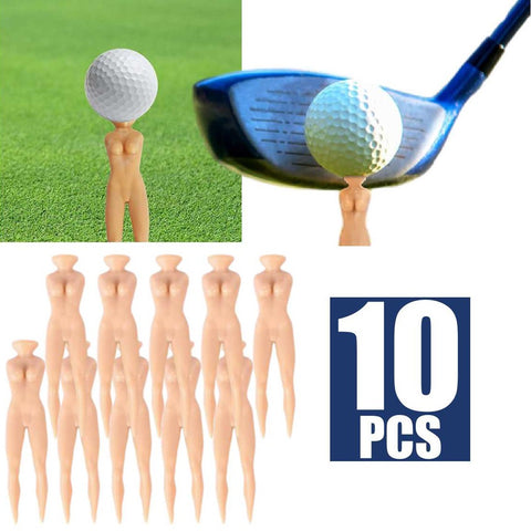 10Pcs Golf Tees Golf Ball Nail Novelty Funny Golf Idea Golf Prize