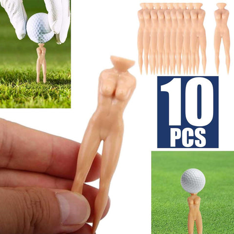 10Pcs Golf Tees Golf Ball Nail Novelty Funny Golf Idea Golf Prize
