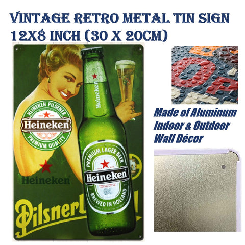 Vintage Metal Tin Sign Poster Home Wall Decor Man Cave Beer Bar Sign 3977
