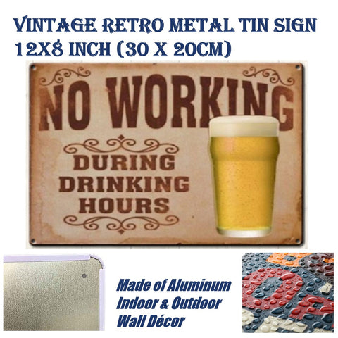 Vintage Metal Tin Sign Poster Home Wall Decor Man Cave Beer Bar Sign 3978
