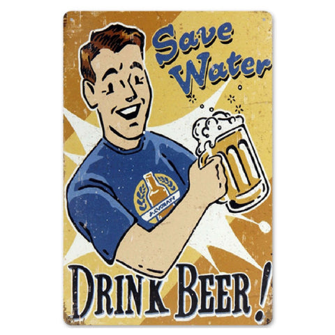 Vintage Metal Tin Sign Poster Home Wall Decor Man Cave Beer Bar Sign 3980