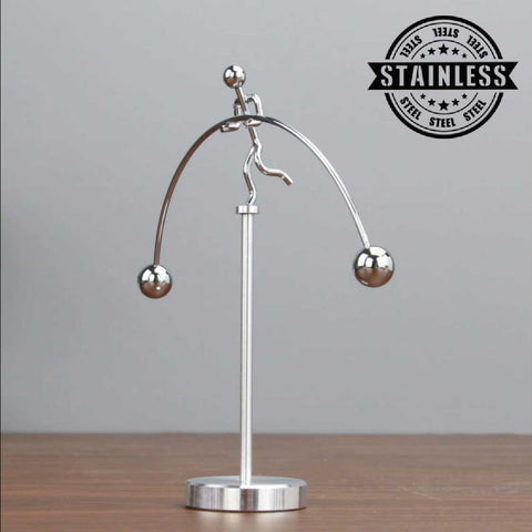 Swing Steel Balance Tumbler Toy Art Physics Toy Home Decor