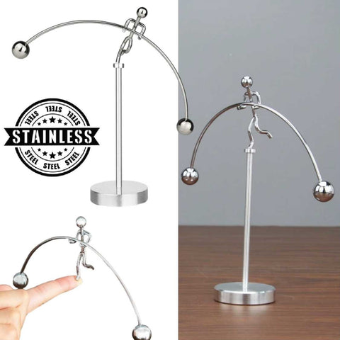 Swing Steel Balance Tumbler Toy Art Physics Toy Home Decor