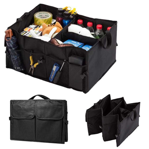 Heavy Duty Black UTE Van Car Trunk organiser storage tool box bag organizer