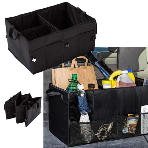 Heavy Duty Black UTE Van Car Trunk organiser storage tool box bag organizer