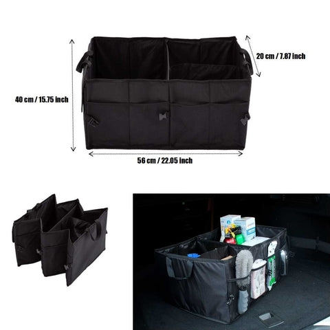 Heavy Duty Black UTE Van Car Trunk organiser storage tool box bag organizer