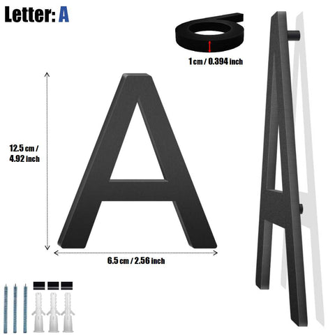 Acrylic Door Number & Letter Signs ( Letter: A )