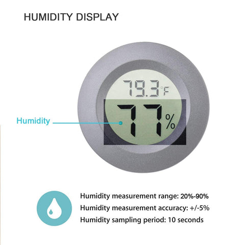 Greenhouse Reptile Terrarium Indoor/Outdoor plant Digital Humidity Meter 3934