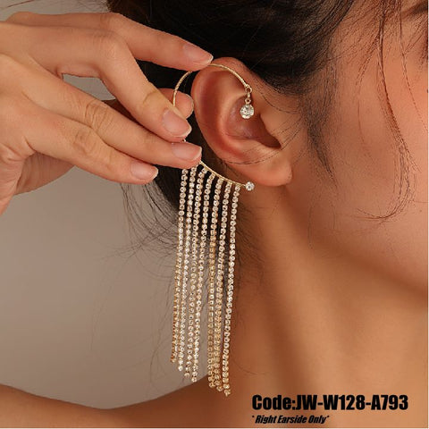 Women's Gold Earring Jewellery Dropping Long Tassel Dangle Ear Cuff