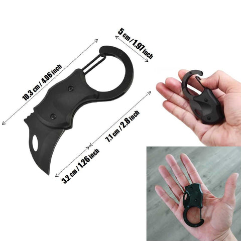 Stainless Steel Keychain Mini Folding Claw Knife Pocket Knife