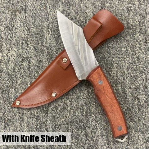 Outdoor Cleaver Knife with Knife Sheath Home Outdoor Camping Knife