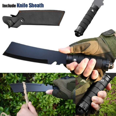 Full-Tang Outdoor Knife Camping Hunting Survival Knife Include Knife Sheath