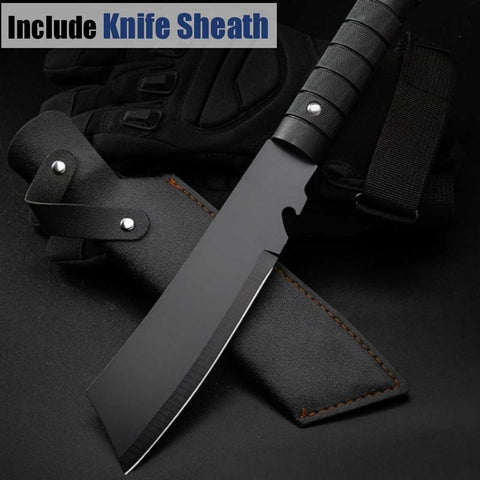 Full-Tang Outdoor Knife Camping Hunting Survival Knife Include Knife Sheath