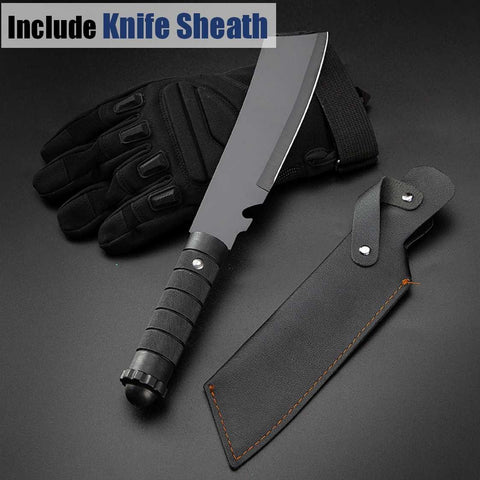 Full-Tang Outdoor Knife Camping Hunting Survival Knife Include Knife Sheath