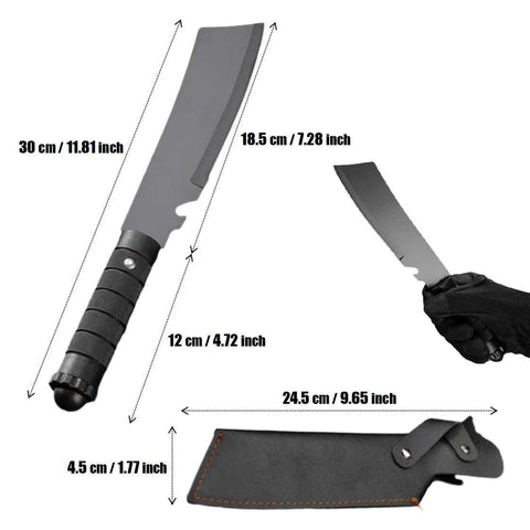 Full-Tang Outdoor Knife Camping Hunting Survival Knife Include Knife Sheath