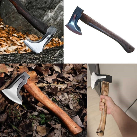 Haevy Duty Outdoor Camping Axe Hand-Forged Multi-Purpose Survival Axe