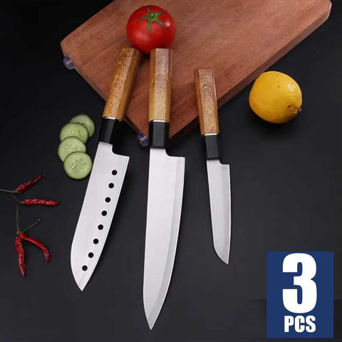 Professional Chef Knife Set 3-Piece Japanese Kitchen Knives