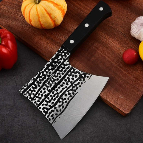 Heavy Duty Full Tang Butcher Cleaver Knife Axe Shape for Bones Cut