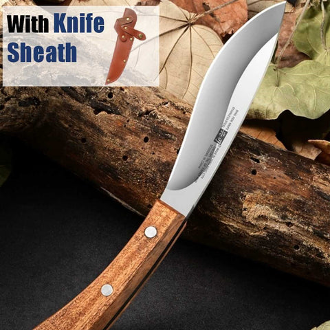 Stainless Steel Blade Outdoor Camping Knife with Knife Sheath