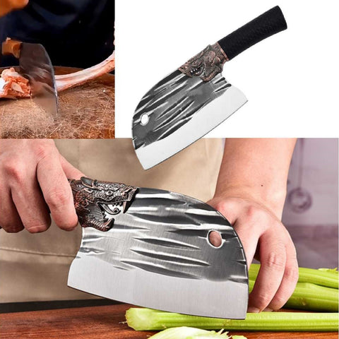 Heavy-Duty Meat Cleaver Forged Bone Chopping Knife