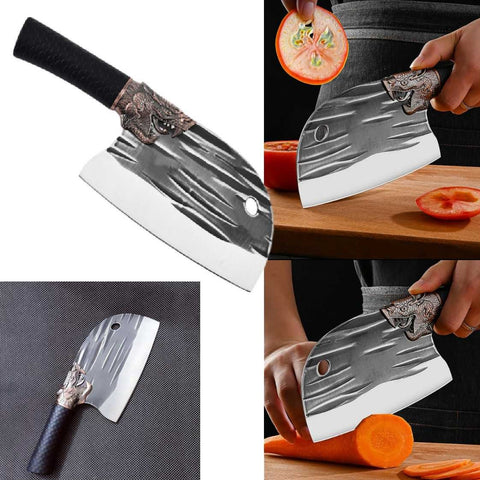 Heavy-Duty Meat Cleaver Forged Bone Chopping Knife